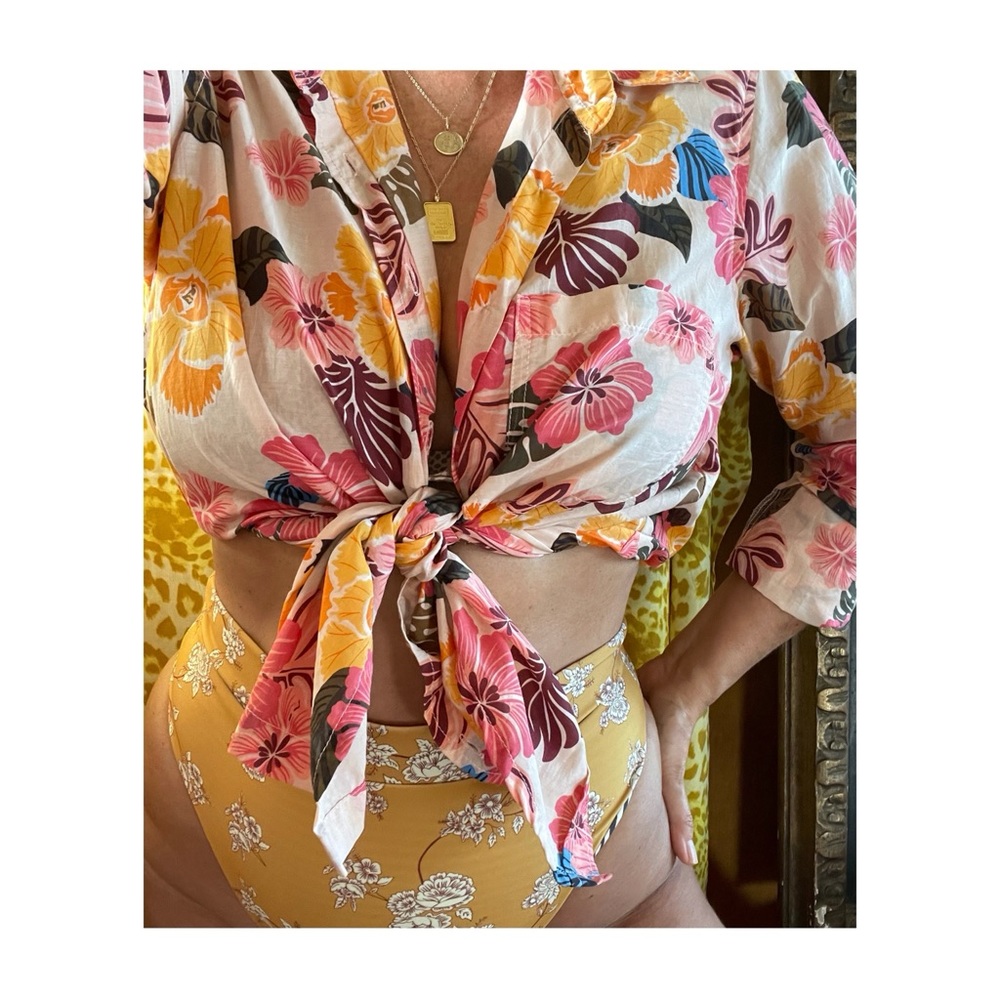 ROVE Marigold High-Waisted Bikini Bottoms🌻